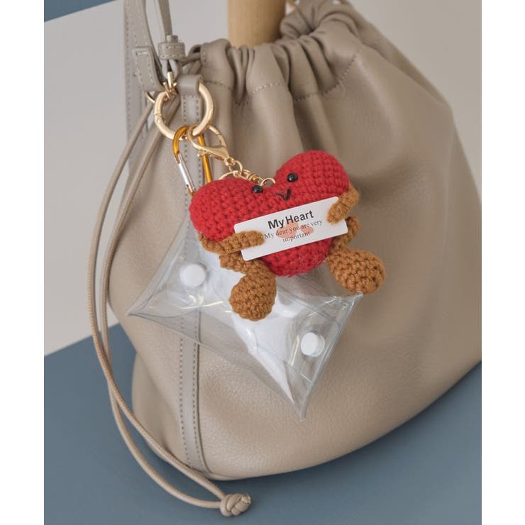 レッド | ポーチinハートちゃんチャーム | AMERICAN HOLIC