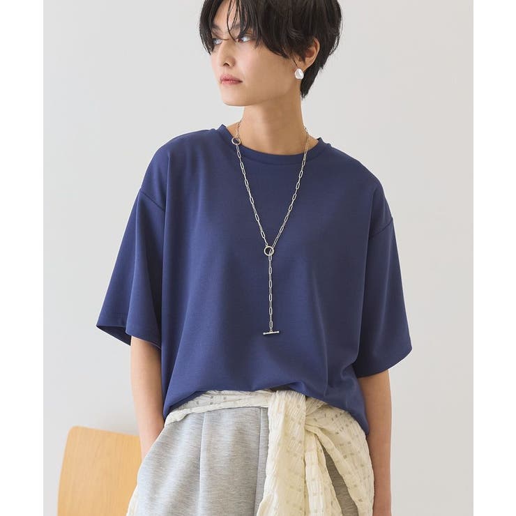 ネイビー | 【接触冷感】ジョーゼットプルオーバー【WEB限定カラー有り】 | AMERICAN HOLIC