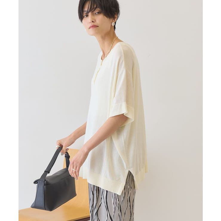 【前後2WAY・接触冷感】ポンチョニット | AMERICAN HOLIC | 詳細画像6 