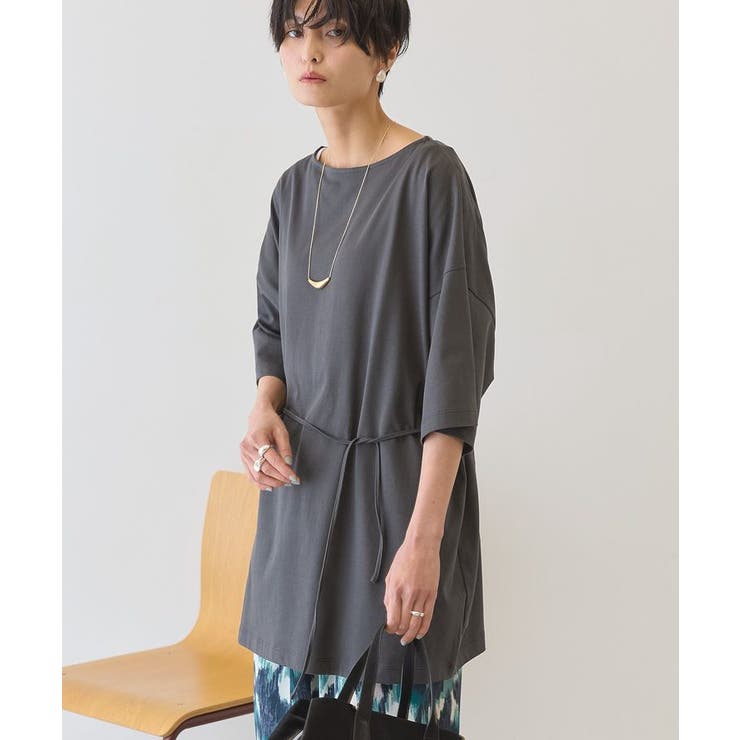 【接触冷感・2WAY】バックタックチュニック | AMERICAN HOLIC | 詳細画像23 