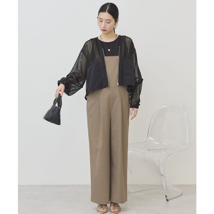 メッシュ異素材ブルゾン | AMERICAN HOLIC | 詳細画像10 