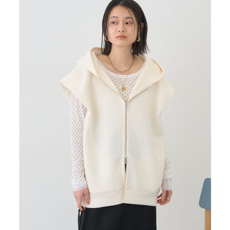 ポンチZIPフーディーベスト | AMERICAN HOLIC | 詳細画像2 