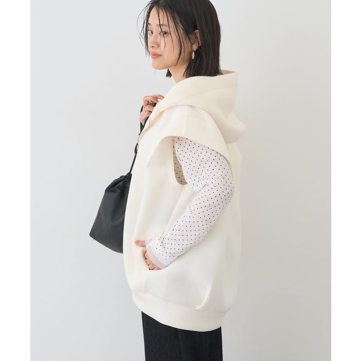 ポンチZIPフーディーベスト | AMERICAN HOLIC | 詳細画像3 