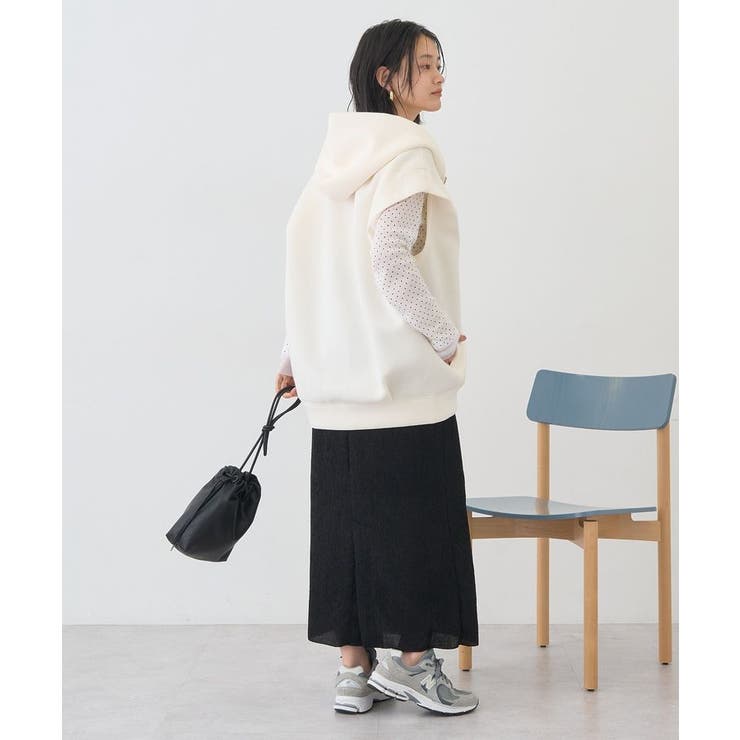 ポンチZIPフーディーベスト | AMERICAN HOLIC | 詳細画像7 