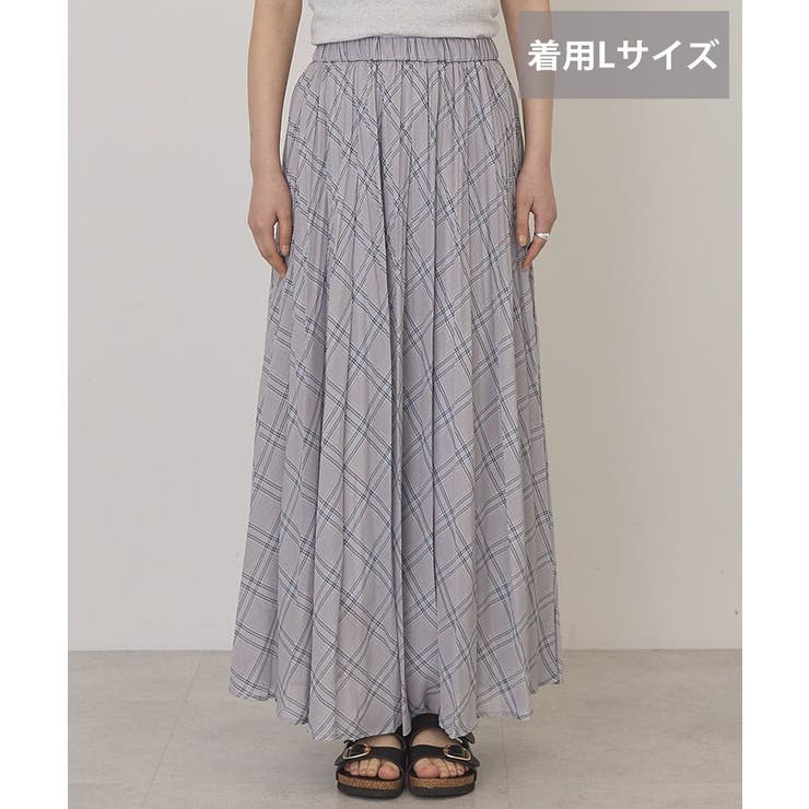 【選べる丈】チェックシアープリーツスカート | AMERICAN HOLIC | 詳細画像33 