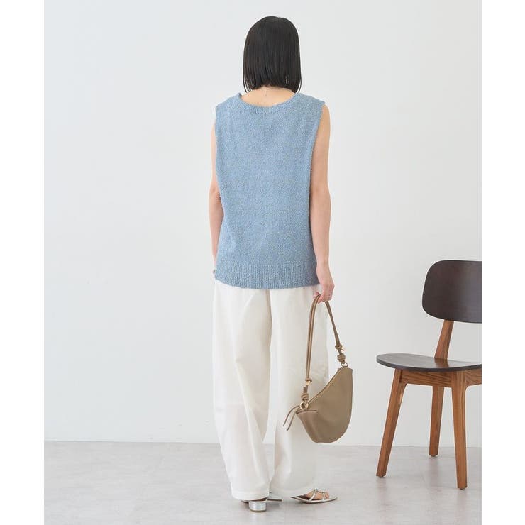 ダブルZIPシャギーニットベスト | AMERICAN HOLIC | 詳細画像14 