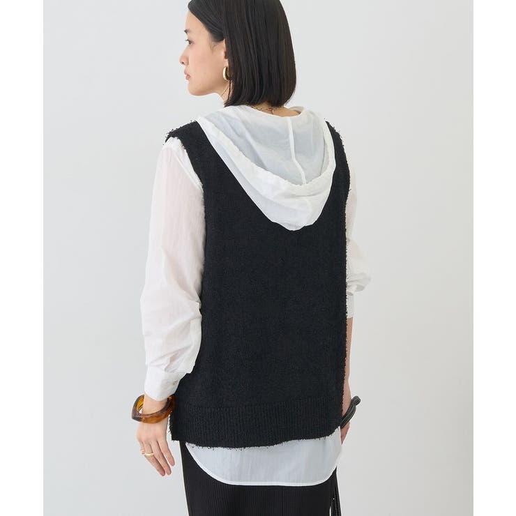 ダブルZIPシャギーニットベスト | AMERICAN HOLIC | 詳細画像18 