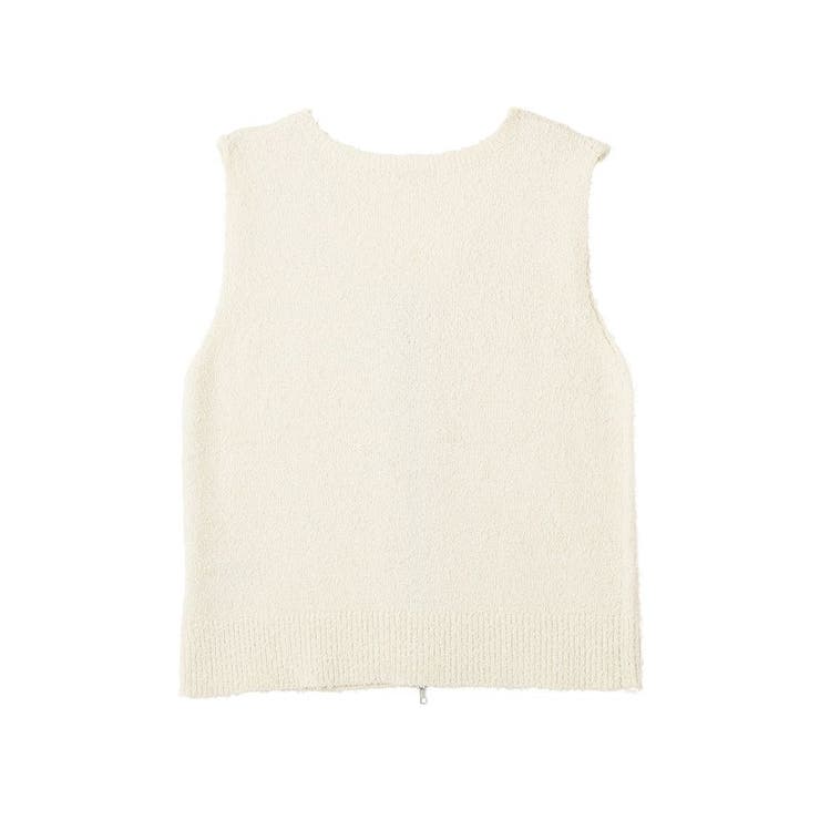 ダブルZIPシャギーニットベスト | AMERICAN HOLIC | 詳細画像23 