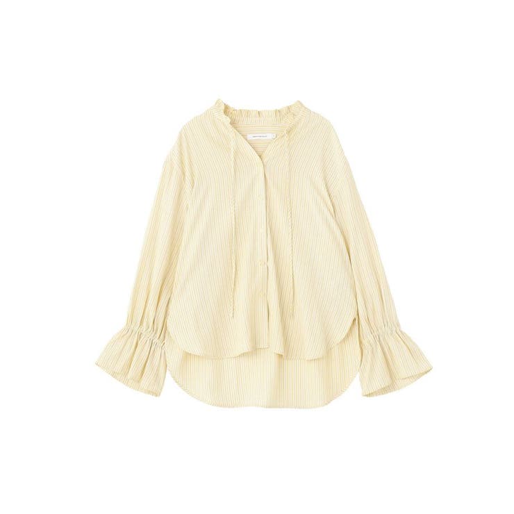 スタンドフリルストライプスキッパーブラウス | AMERICAN HOLIC | 詳細画像18 