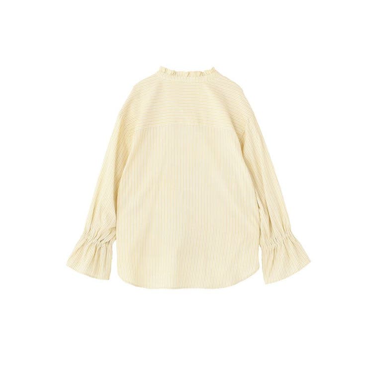 スタンドフリルストライプスキッパーブラウス | AMERICAN HOLIC | 詳細画像19 