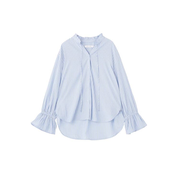 スタンドフリルストライプスキッパーブラウス | AMERICAN HOLIC | 詳細画像28 