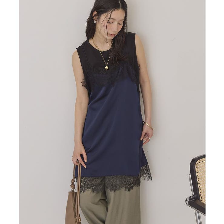 レースサテンキャミワンピース | AMERICAN HOLIC | 詳細画像16 