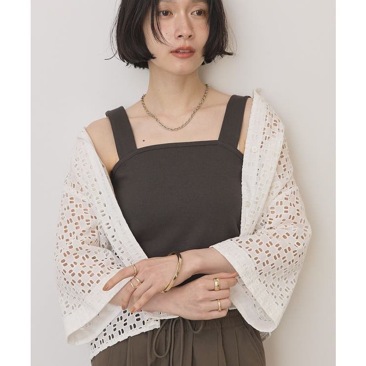 【抗菌防臭】スクエアベアタンクトップ | AMERICAN HOLIC | 詳細画像1 