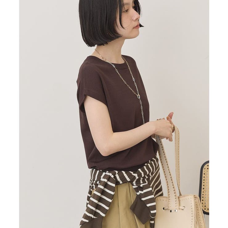 【接触冷感・UVカット】フレンチスリーブニットプルオーバー | AMERICAN HOLIC | 詳細画像22 