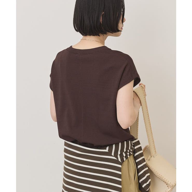 【接触冷感・UVカット】フレンチスリーブニットプルオーバー | AMERICAN HOLIC | 詳細画像23 