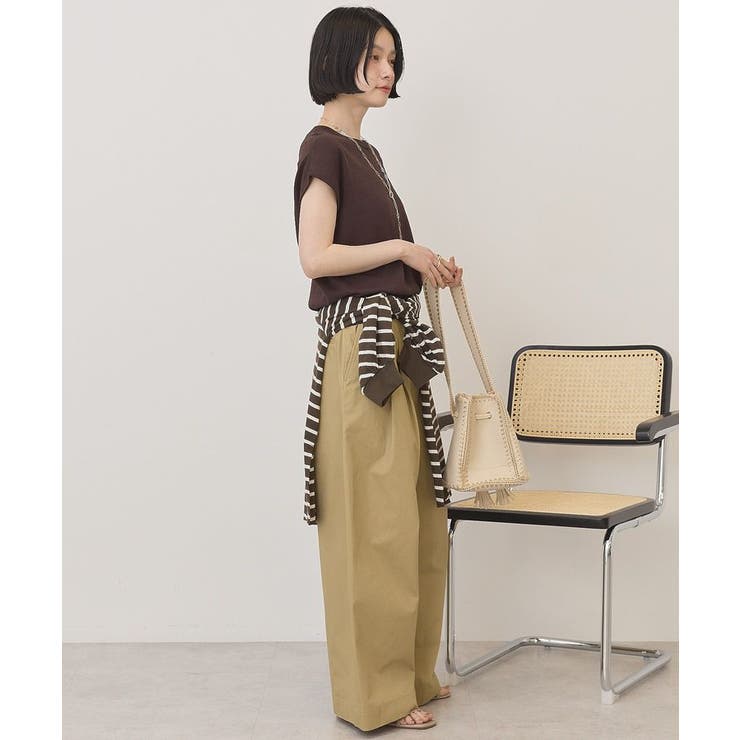 【接触冷感・UVカット】フレンチスリーブニットプルオーバー | AMERICAN HOLIC | 詳細画像25 