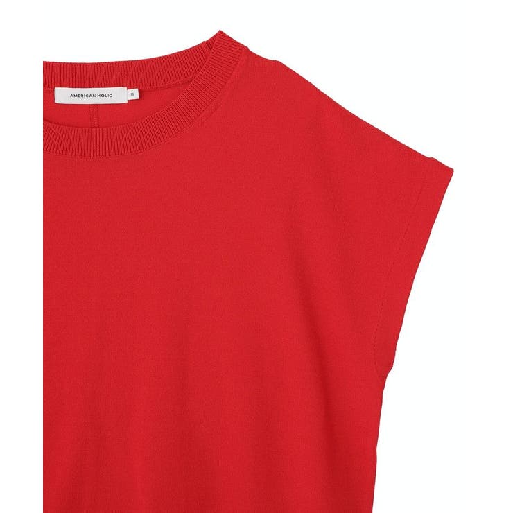 【接触冷感・UVカット】フレンチスリーブニットプルオーバー | AMERICAN HOLIC | 詳細画像32 