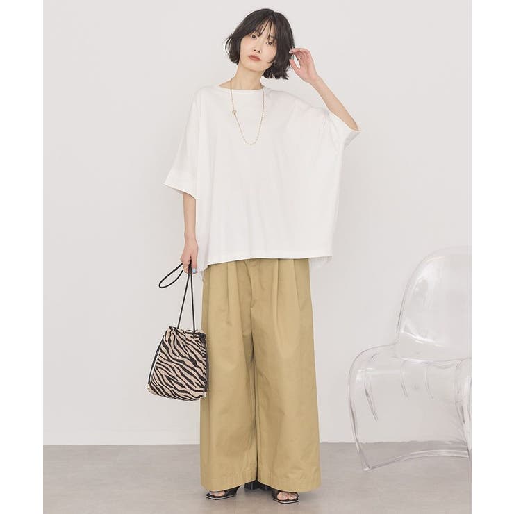 【接触冷感】異素材コクーンプルオーバー | AMERICAN HOLIC | 詳細画像12 