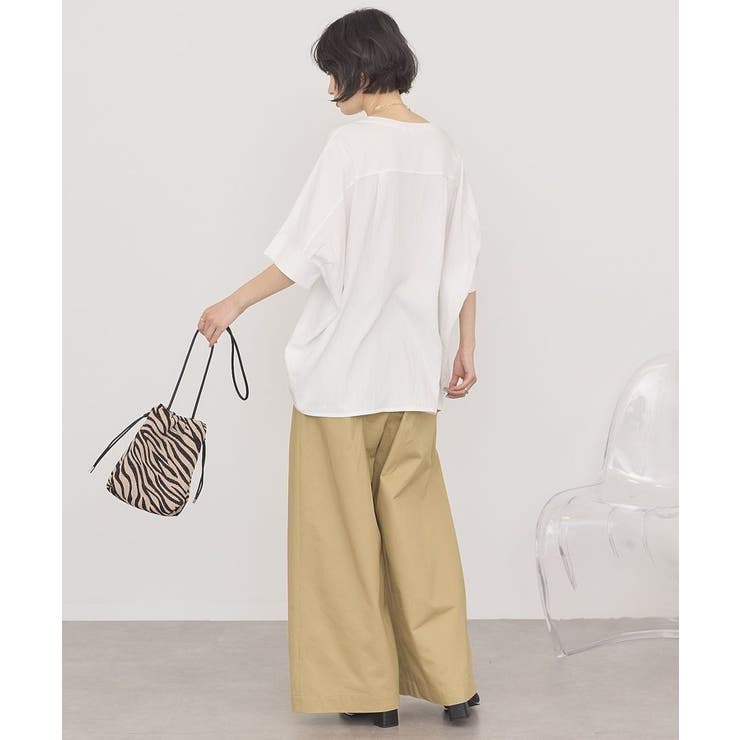 【接触冷感】異素材コクーンプルオーバー | AMERICAN HOLIC | 詳細画像14 