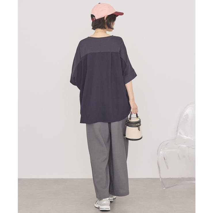 【接触冷感】異素材コクーンプルオーバー | AMERICAN HOLIC | 詳細画像21 