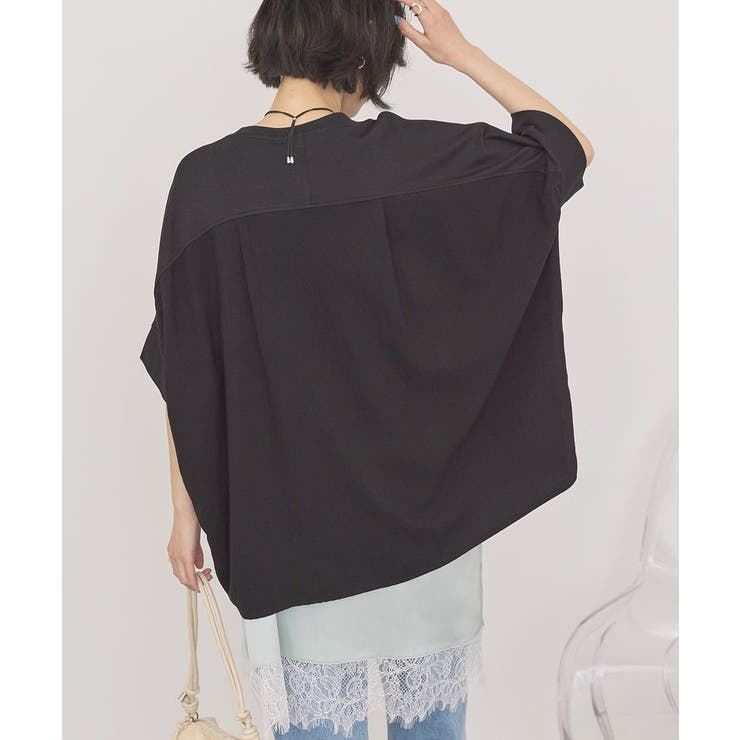 【接触冷感】異素材コクーンプルオーバー | AMERICAN HOLIC | 詳細画像23 