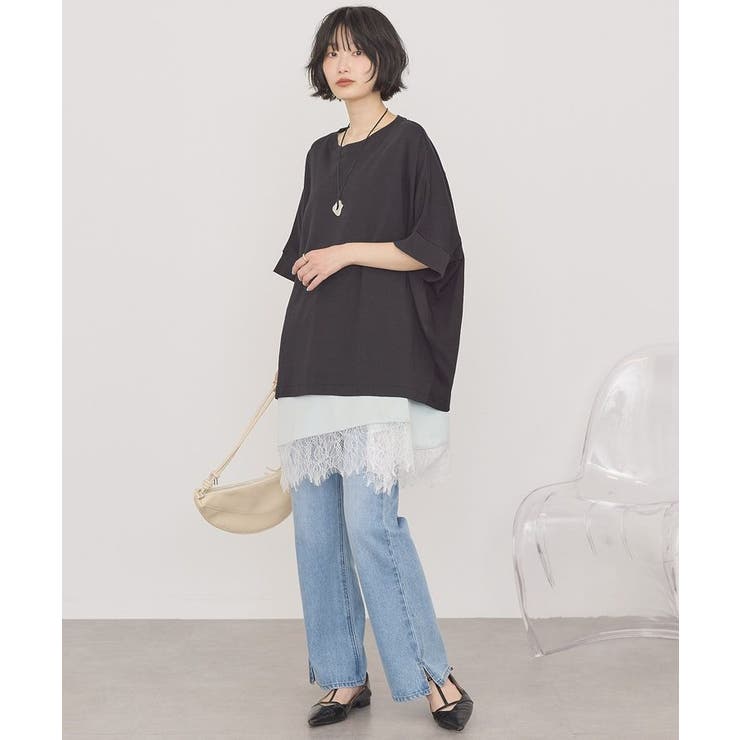 【接触冷感】異素材コクーンプルオーバー | AMERICAN HOLIC | 詳細画像26 