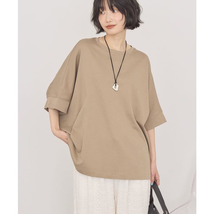 【接触冷感】異素材コクーンプルオーバー | AMERICAN HOLIC | 詳細画像4 