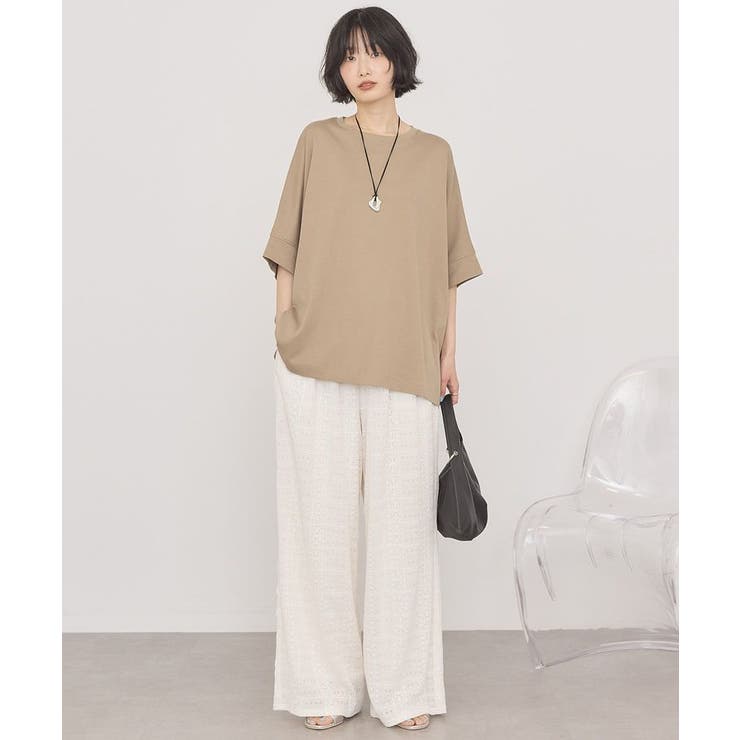 【接触冷感】異素材コクーンプルオーバー | AMERICAN HOLIC | 詳細画像5 