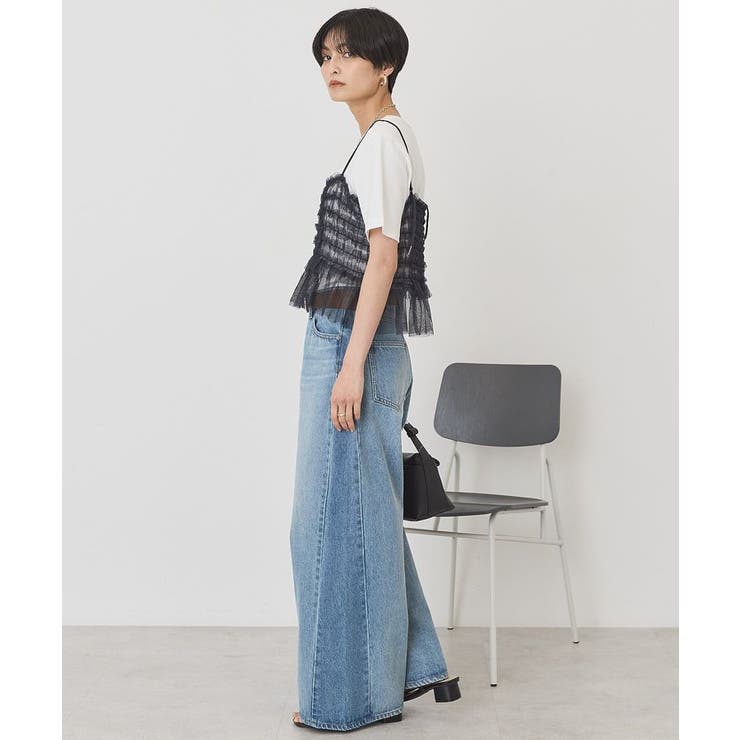 【2点セット】半袖Tシャツ＋チュールビスチェ | AMERICAN HOLIC | 詳細画像32 