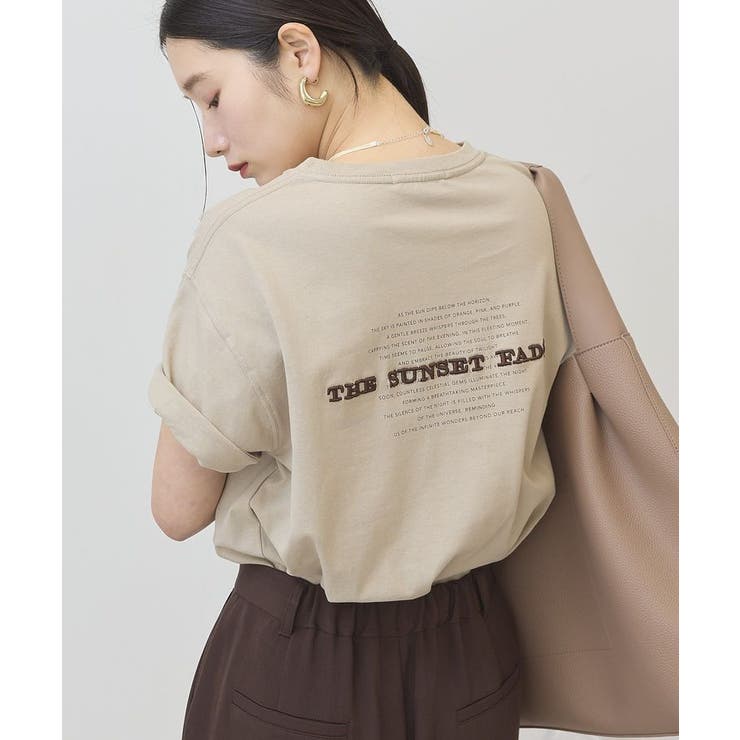 STARLY 刺繍ロゴTシャツ | AMERICAN HOLIC | 詳細画像3 