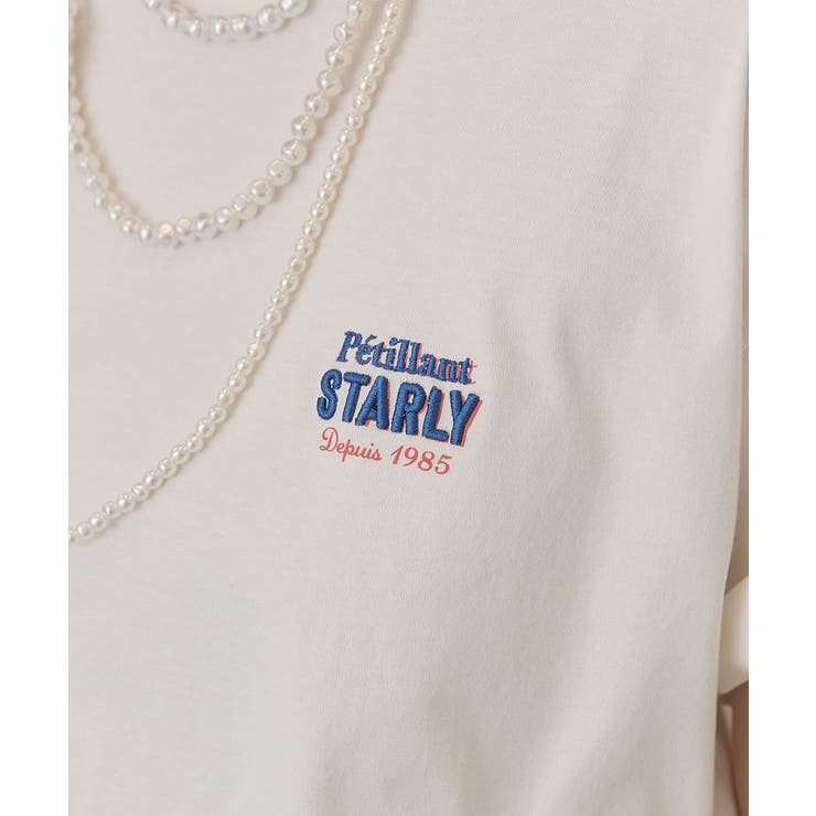 STARLY 刺繍ロゴTシャツ | AMERICAN HOLIC | 詳細画像12 