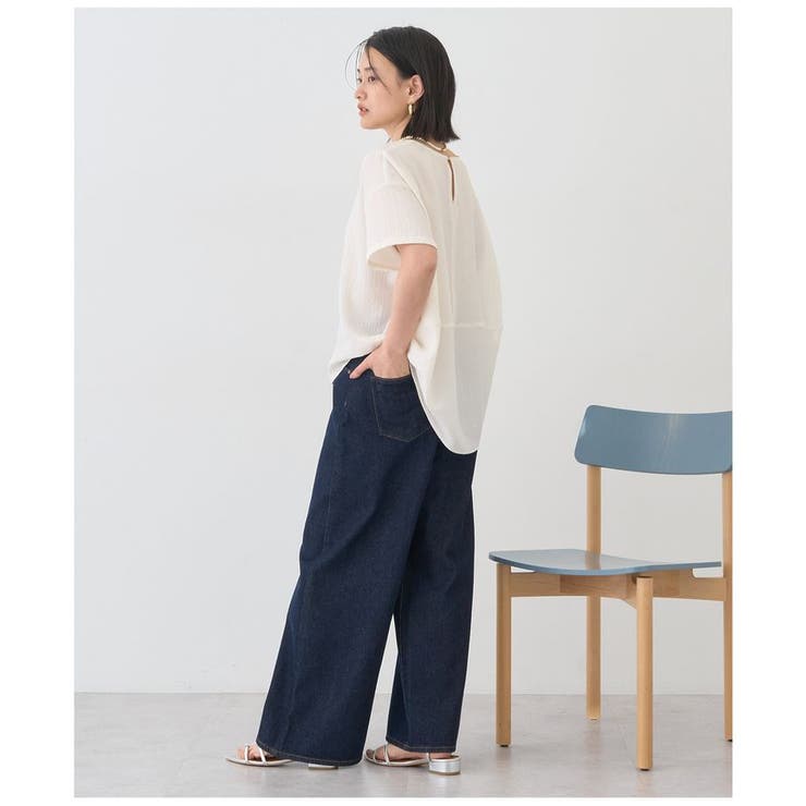 【UVカット】サッカーコクーンブラウス | AMERICAN HOLIC | 詳細画像14 