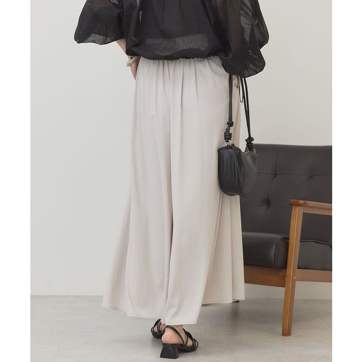 【接触冷感・UVカット】【選べる丈】ギャザースカーチョ【WEB限定カラー有り】 | AMERICAN HOLIC | 詳細画像10 