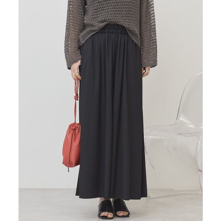 【接触冷感・UVカット】【選べる丈】ギャザースカーチョ【WEB限定カラー有り】 | AMERICAN HOLIC | 詳細画像2 