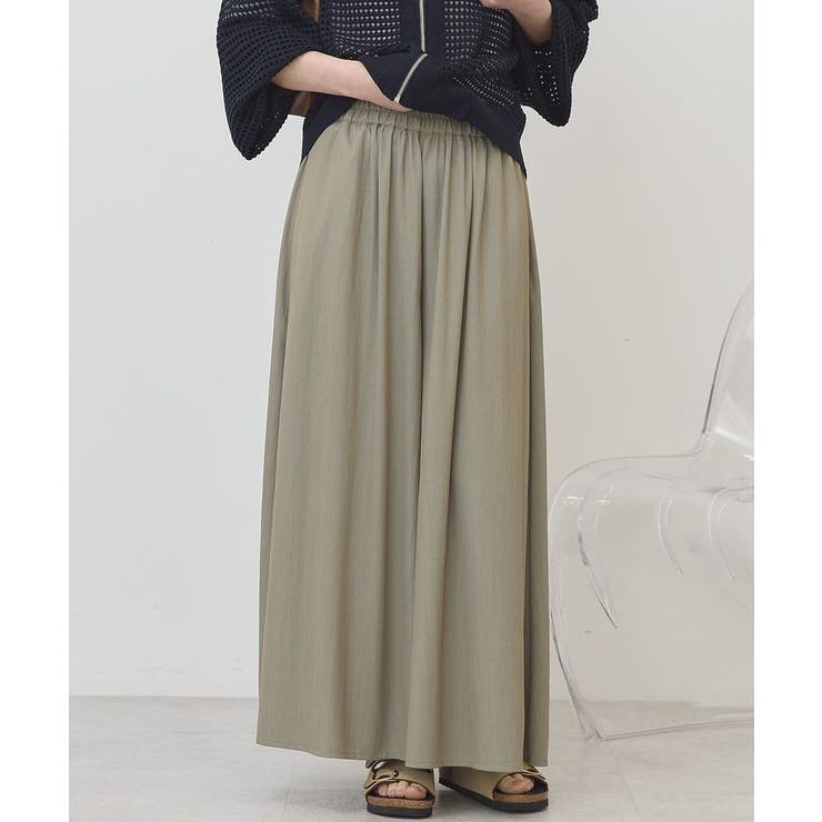 【接触冷感・UVカット】【選べる丈】ギャザースカーチョ【WEB限定カラー有り】 | AMERICAN HOLIC | 詳細画像22 