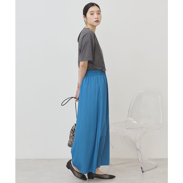 【接触冷感・UVカット】【選べる丈】ギャザースカーチョ【WEB限定カラー有り】 | AMERICAN HOLIC | 詳細画像32 