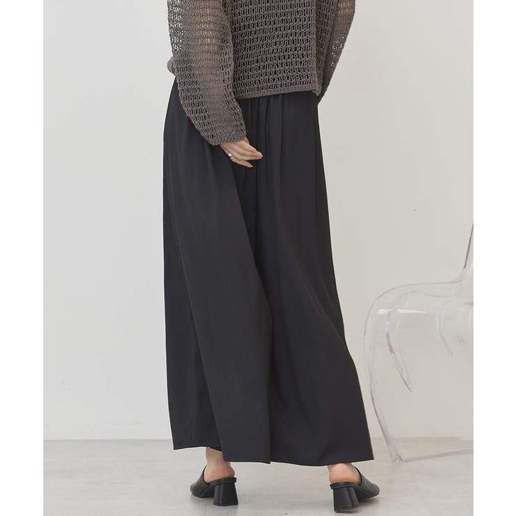 【接触冷感・UVカット】【選べる丈】ギャザースカーチョ【WEB限定カラー有り】 | AMERICAN HOLIC | 詳細画像4 