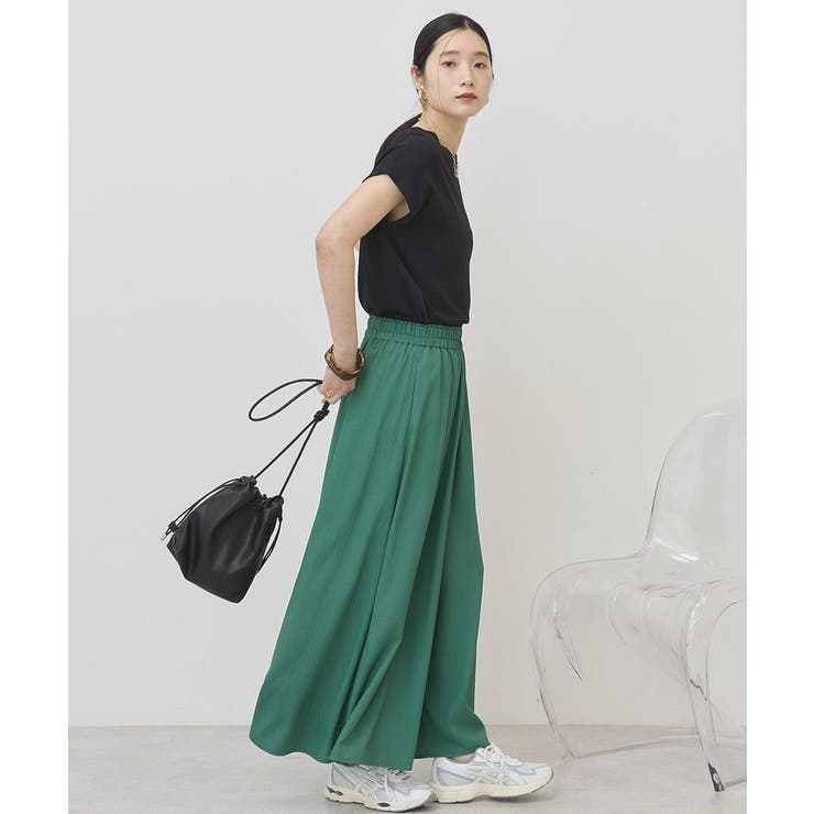 【接触冷感・UVカット】【選べる丈】ギャザースカーチョ【WEB限定カラー有り】 | AMERICAN HOLIC | 詳細画像45 