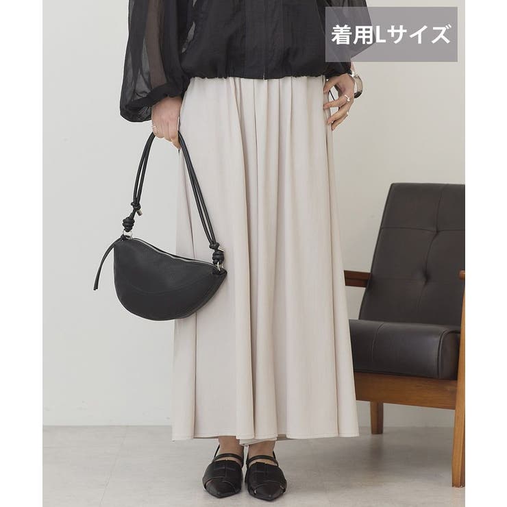 【接触冷感・UVカット】【選べる丈】ギャザースカーチョ【WEB限定カラー有り】 | AMERICAN HOLIC | 詳細画像7 