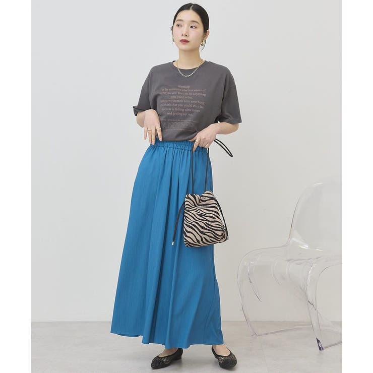 【接触冷感・UVカット】【選べる丈】ギャザースカーチョ【WEB限定カラー有り】 | AMERICAN HOLIC | 詳細画像49 