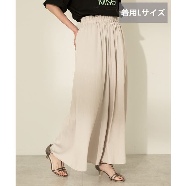 【接触冷感・UVカット】【選べる丈】ギャザースカーチョ【WEB限定カラー有り】 | AMERICAN HOLIC | 詳細画像1 
