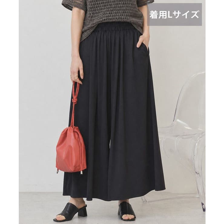 【接触冷感・UVカット】【選べる丈】ギャザースカーチョ【WEB限定カラー有り】 | AMERICAN HOLIC | 詳細画像25 