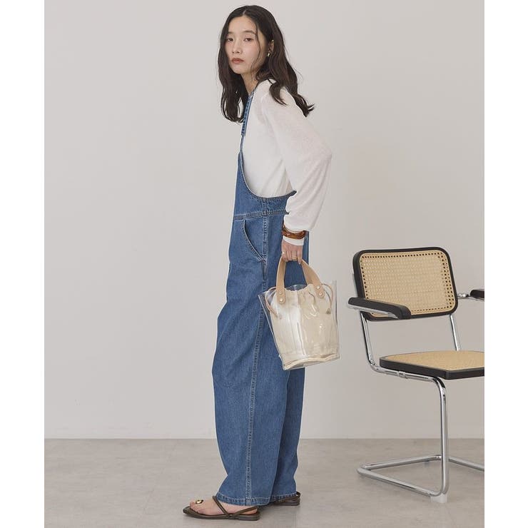 デニムスクエアサロペット | AMERICAN HOLIC | 詳細画像10 