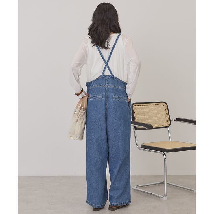 デニムスクエアサロペット | AMERICAN HOLIC | 詳細画像11 