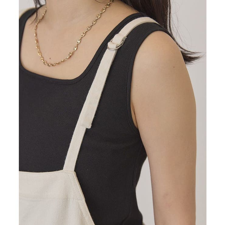 デニムスクエアサロペット | AMERICAN HOLIC | 詳細画像5 