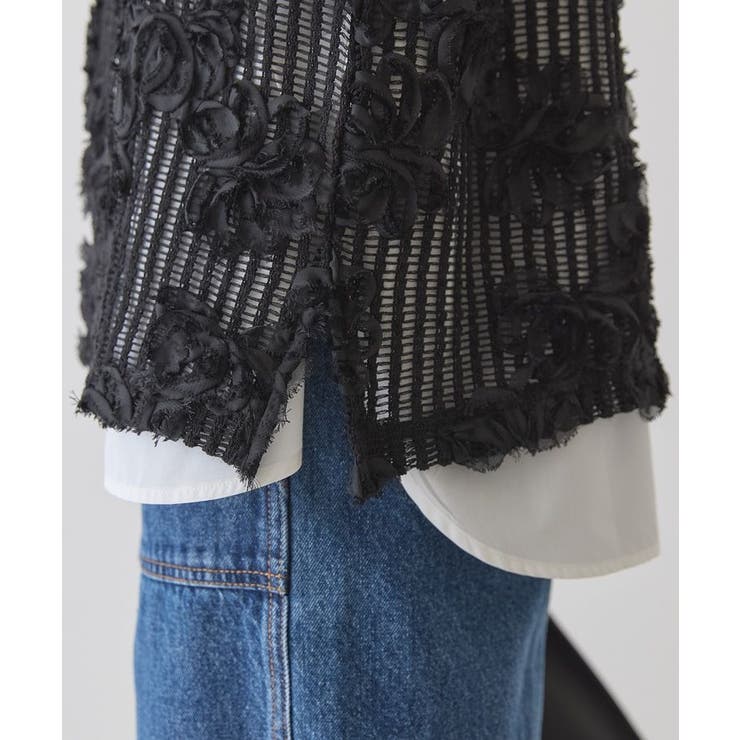 【選べる丈】Vネックレースベスト | AMERICAN HOLIC | 詳細画像14 