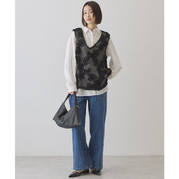 【選べる丈】Vネックレースベスト | AMERICAN HOLIC | 詳細画像18 