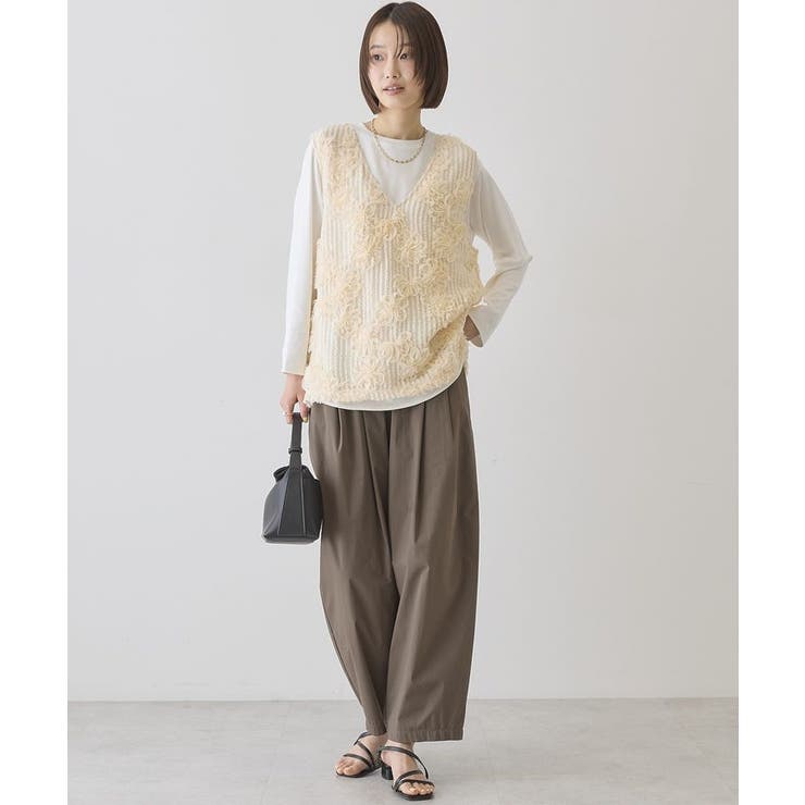 【選べる丈】Vネックレースベスト | AMERICAN HOLIC | 詳細画像7 