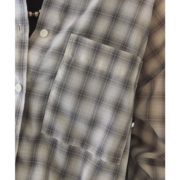 【接触冷感・イージーケア】シアーチェックシャツ | AMERICAN HOLIC | 詳細画像26 