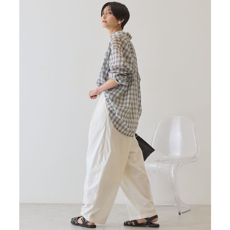 【接触冷感・イージーケア】シアーチェックシャツ | AMERICAN HOLIC | 詳細画像29 